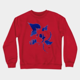 Fish with gas mask Crewneck Sweatshirt